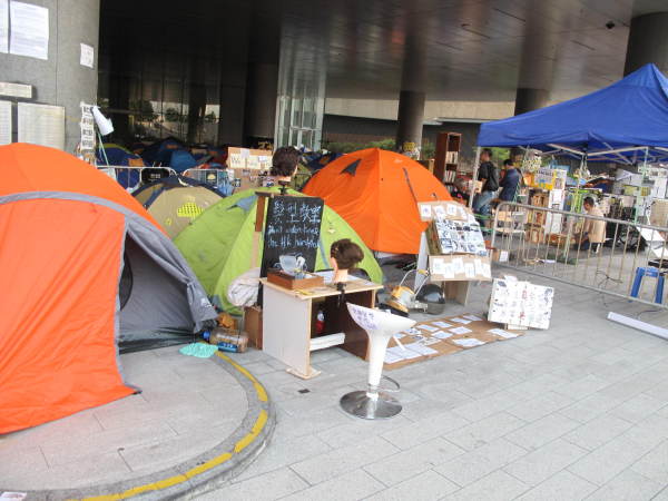 Get your Occupy Central hair done here