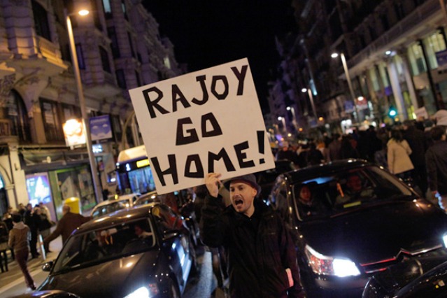 protestas en Madrid