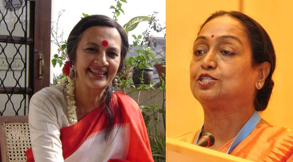 Brinda Karat e Meira Kumar