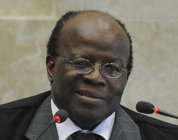 O O Presidente do Supremo Tribunal Federal (STF), Joaquim Barbosa