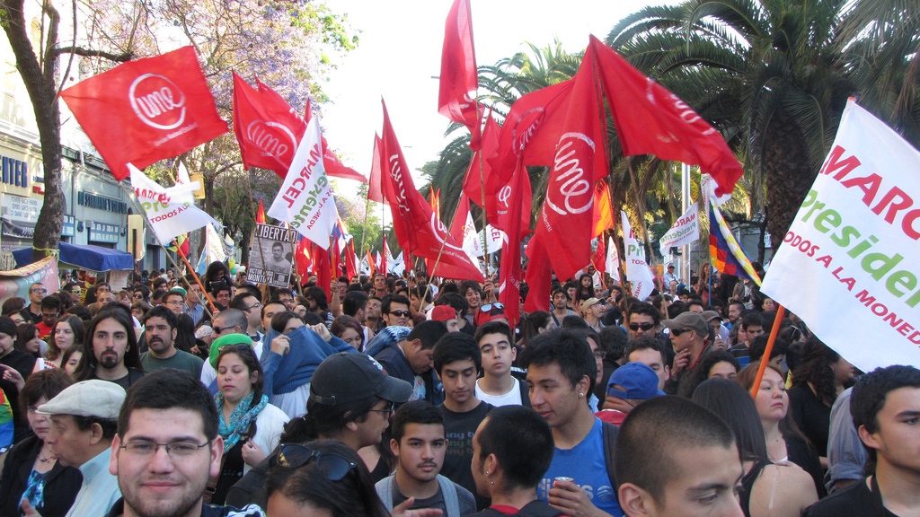 union estudiantes con marcel claude