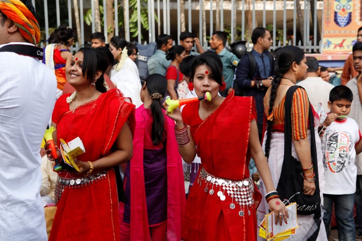 Swinging in the Bengali New Year