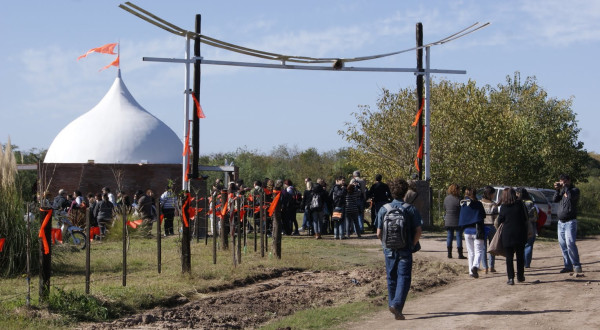 Entrando al Parque Carcarañá