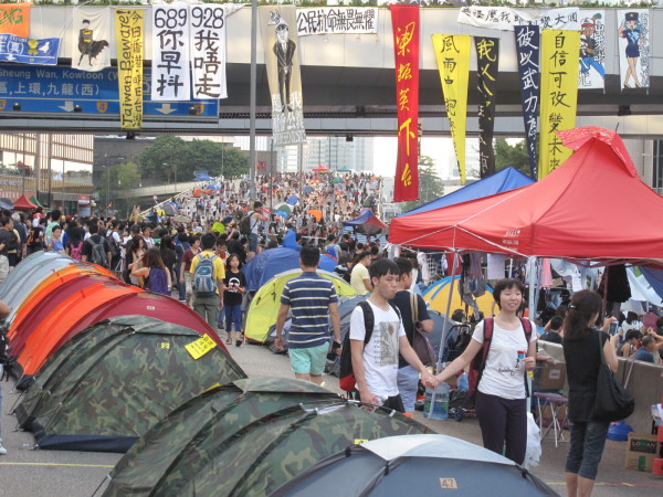 HK protesta 12 de octubre 2014