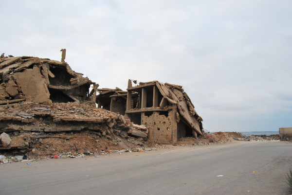 Foto di Irene Tuzi - Edifici danneggiati a Nahr el-Bared
