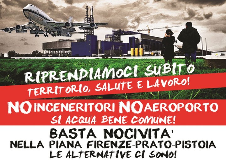 Manifestazione contro l'inceneritore