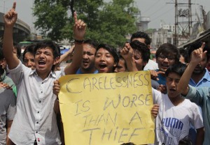 Ladakhi protest 01