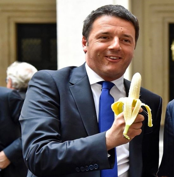 Renzi e la Banana