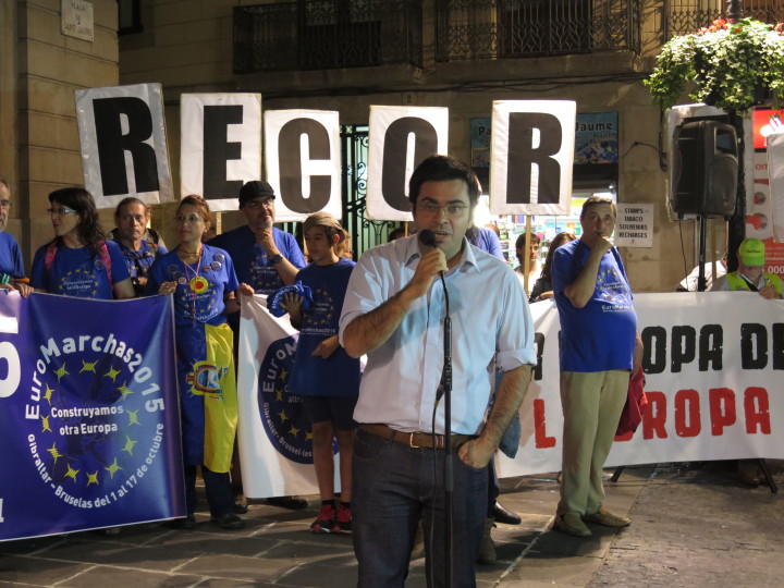 EuroMarchas_Primer Teniente de Alcalde de Barcelona, Sr. Pisarelo