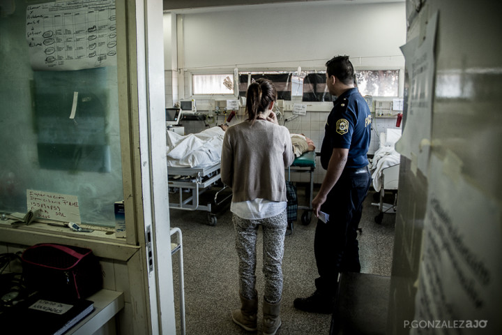 En la guardia se atiende a las personas privadas de libertad derivadas del complejo penitenciario de Batán.