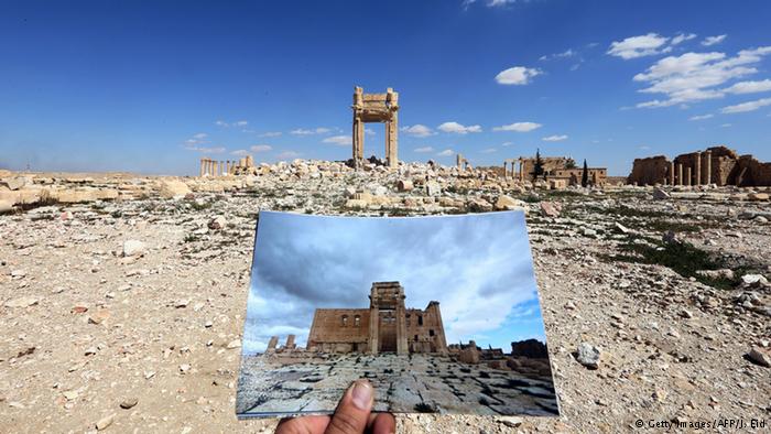 Palmira antes e depois do "Estado Islâmico"