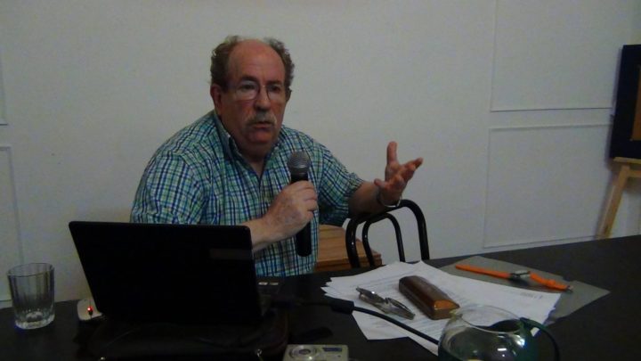 Ernesto Tito De Casas disertando en Rosario, Argentina. Octubre 2016