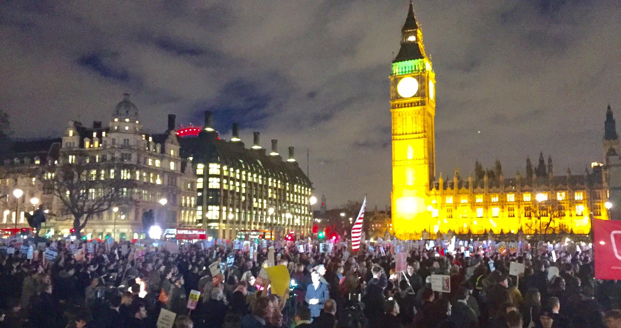 Anti-Trump protests in London and all over the UK