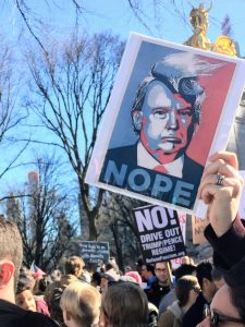 New Yorkers Rally to say 'Not My President's Day'