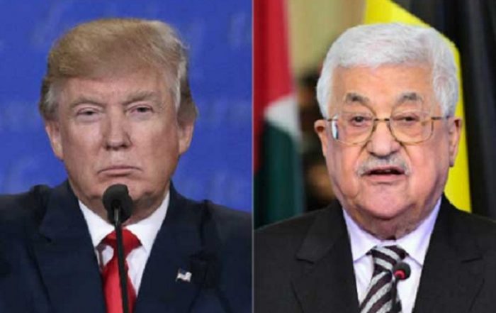 trump abu mazen palestina