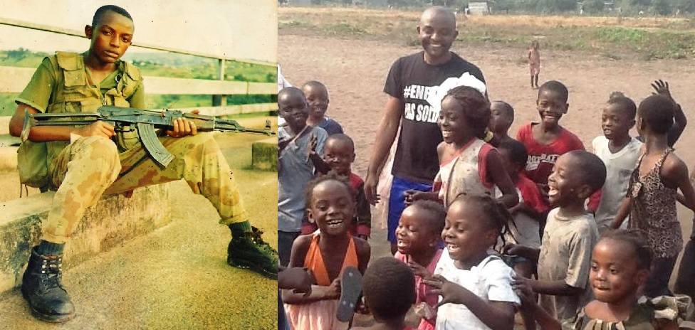 Junior Nzita, ehemaliger Kindersoldat das Böse mit dem Guten besiegen