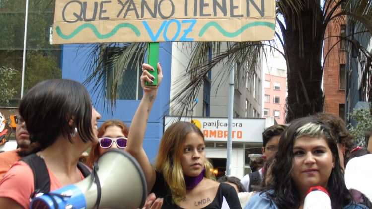 Cacerolazo 2018 en Quito por el 8M