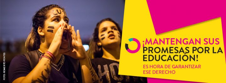 Mantengan sus promesas por la educación