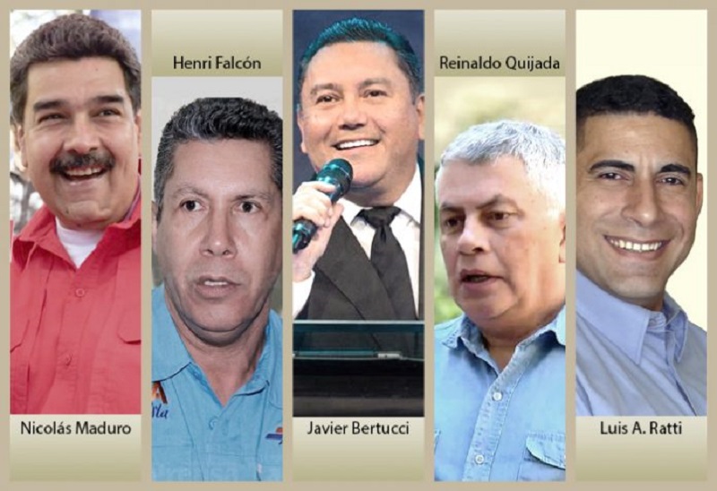 Estos son los candidatos en las Elecciones Presidenciales de Venezuela