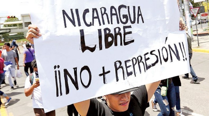 Protesta en Managua