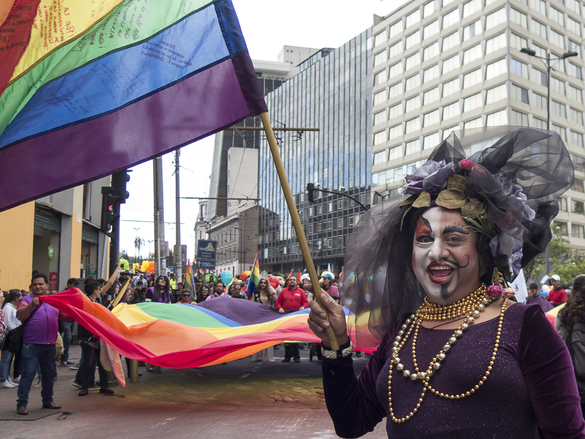 Marcha del orgullo LGBTI en Quito