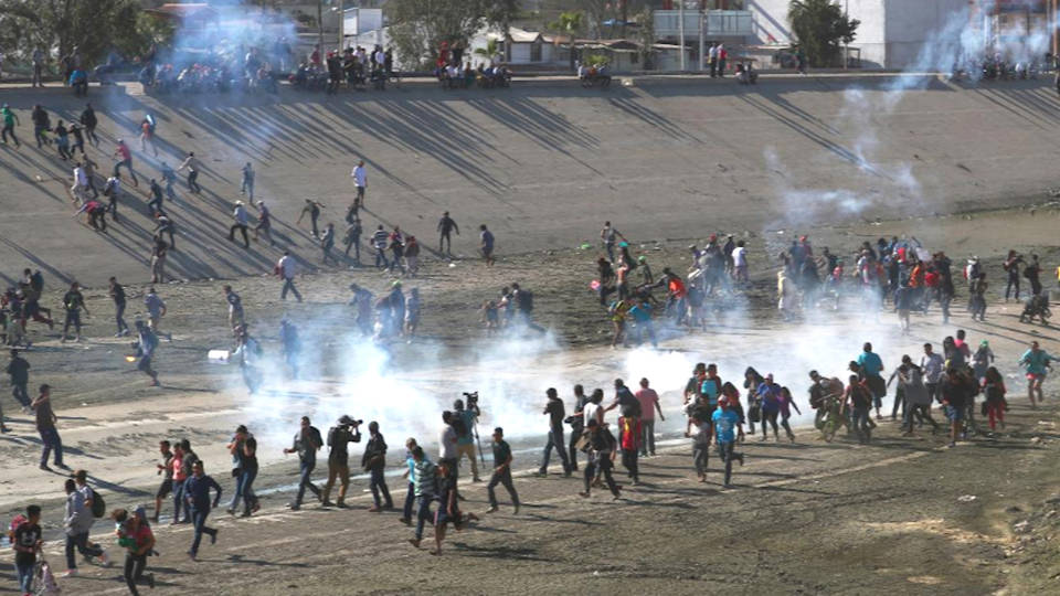 U.S. Border Patrol Fires Tear Gas at Families Seeking Asylum