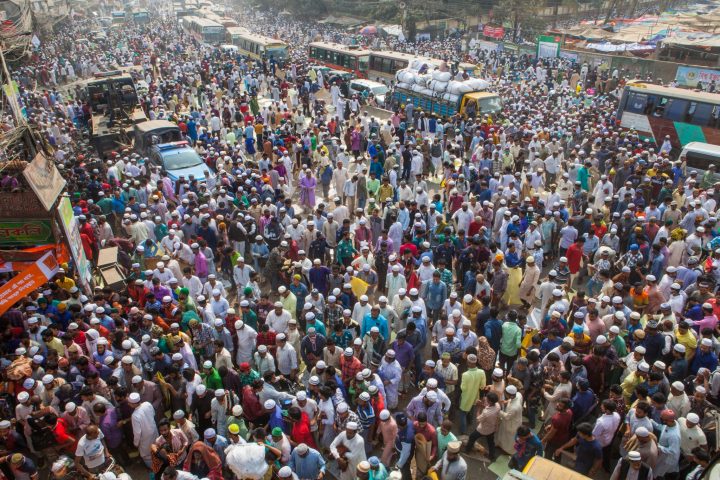 Muslim Devotees Congregate to Pray for World Peace during the 54th ...