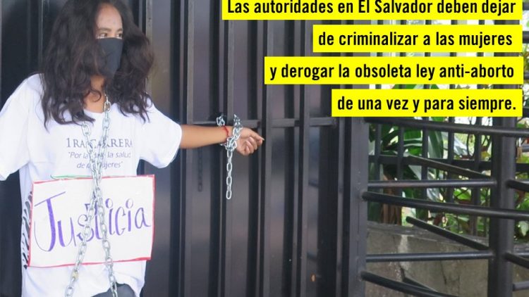 El Salvador, libere tre donne condannate a 30 anni per aborto spontaneo