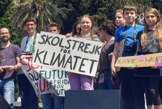 Greta Thunberg a Roma