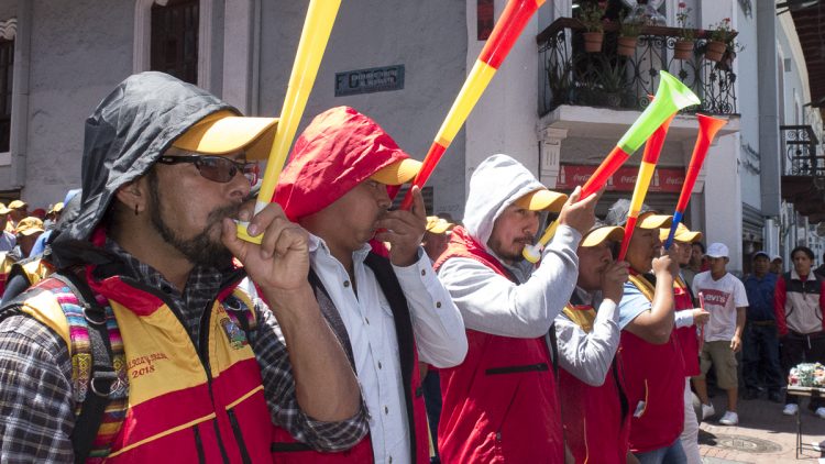 Marcha del 1 de Mayo en Quito