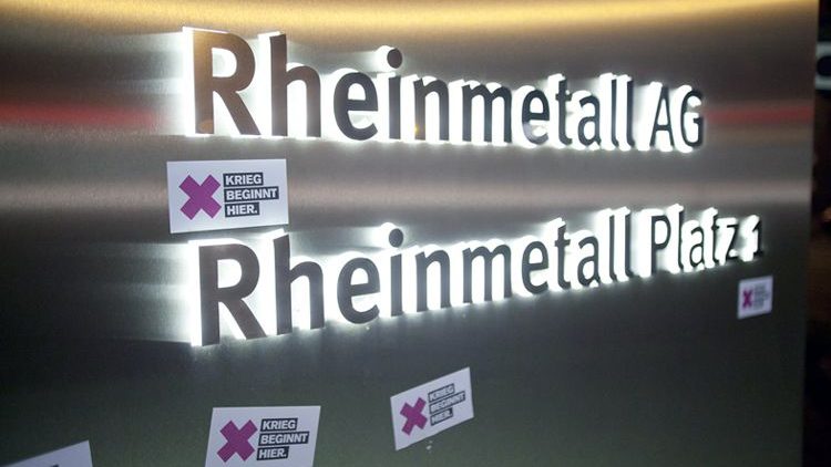 Lebenslaute probt für Blockade von Rheinmetall