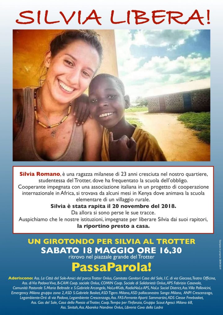 18 maggio, girotondo per Silvia Romano