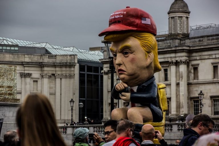 The “Stop Trump” demo in London