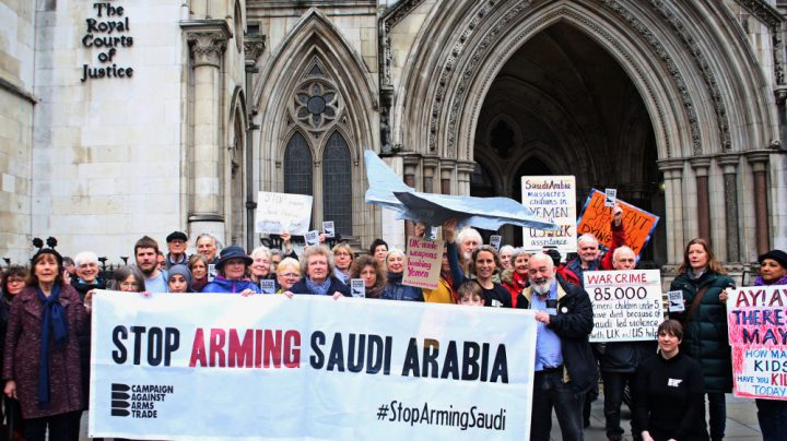 Campaigners outside the UK Court of Appeal in London