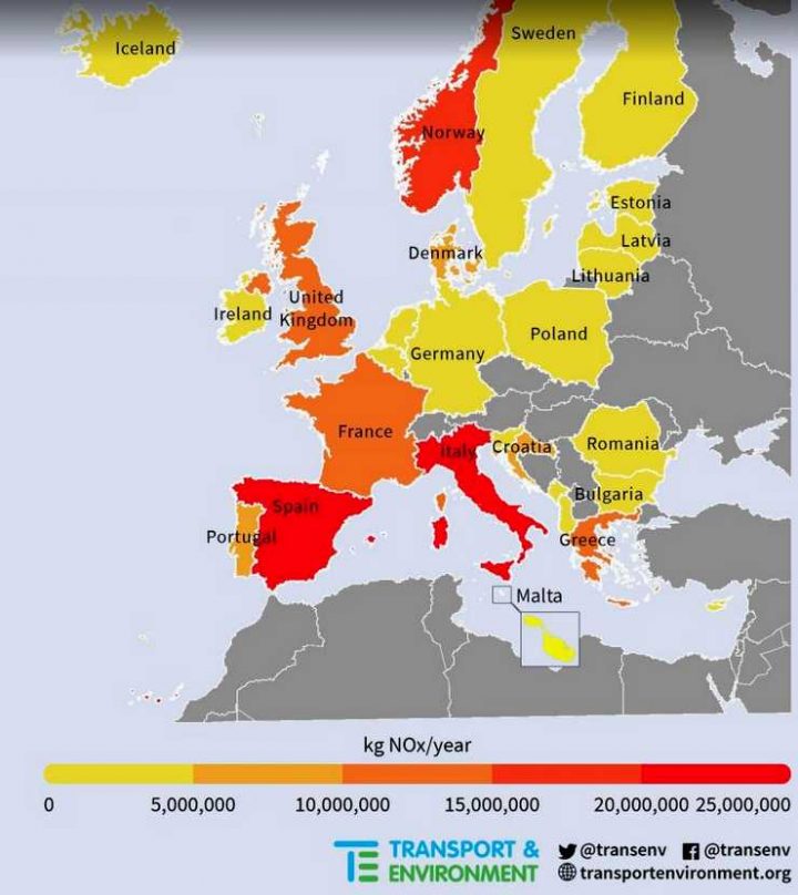 Mappa-Europa-Inquinamento-navi-crociera