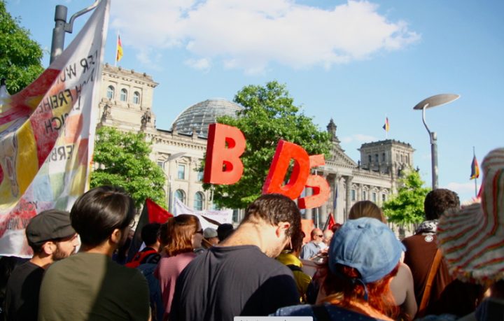 Protesta BDS Berlino