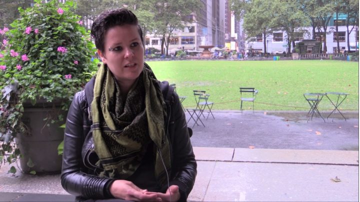 Women’s International League for Peace and Freedom, interviewed for The Beginning of the End of Nuclear Weapons, Sept 26, 2018, Bryant Park, New York