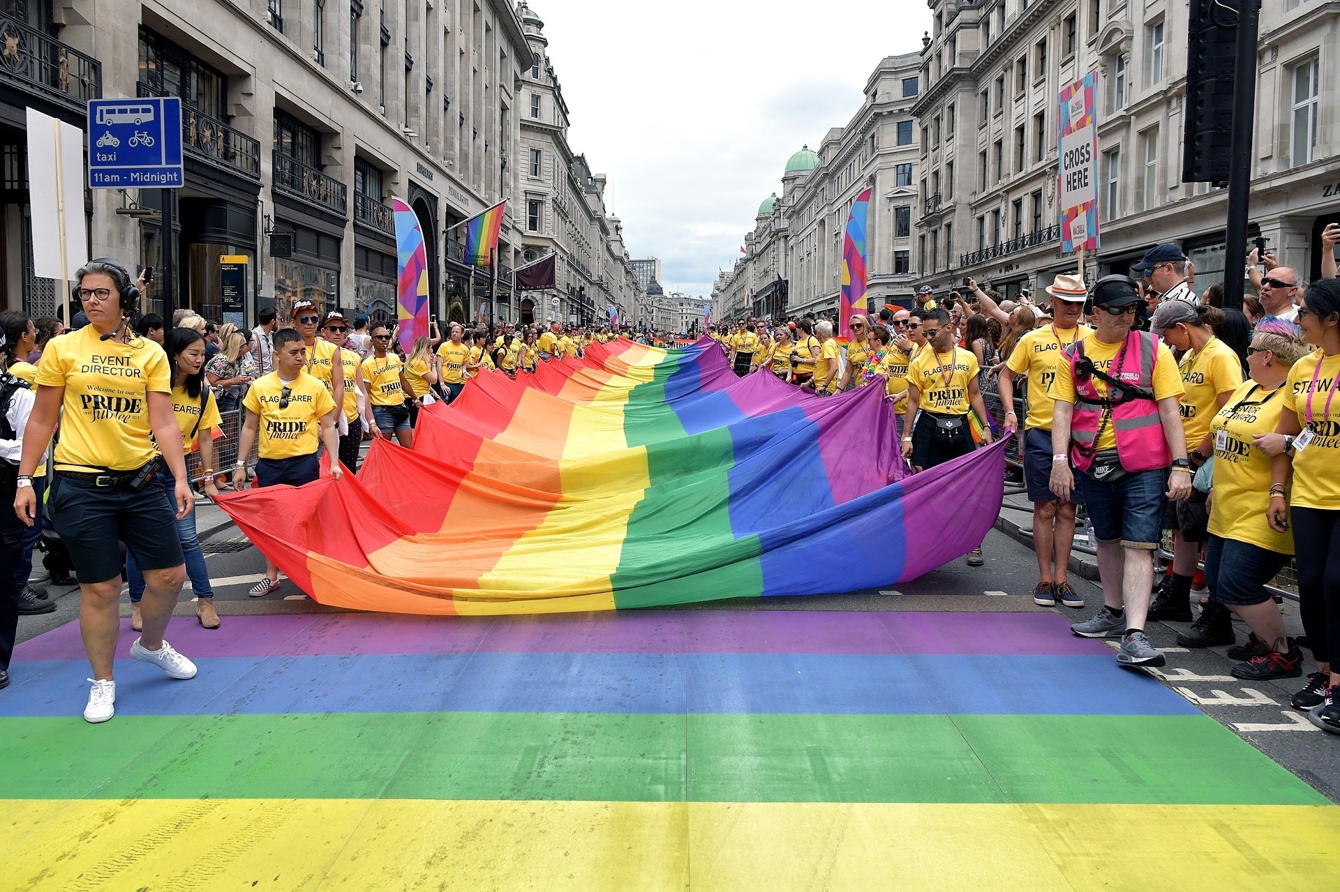 gay pride flags london