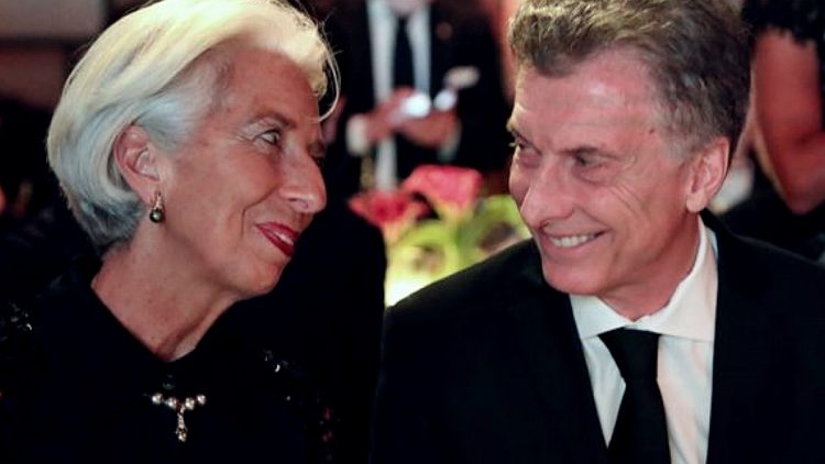 Mauricio Macri e Christine Lagarde