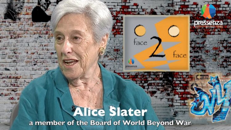 Face 2 Face with Alice Slater