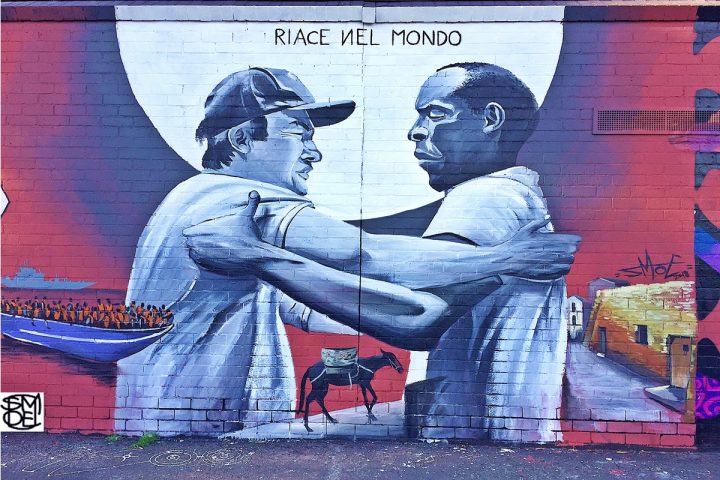 "Riace nel Mondo": Murales realizzato a Melbourne dallo street artist SMOE