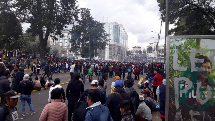 Alzamiento indígena en Quito