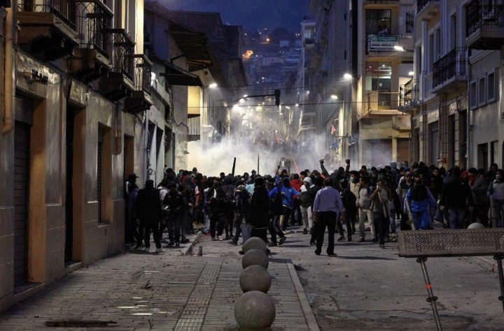 Manifestaciones en Quito