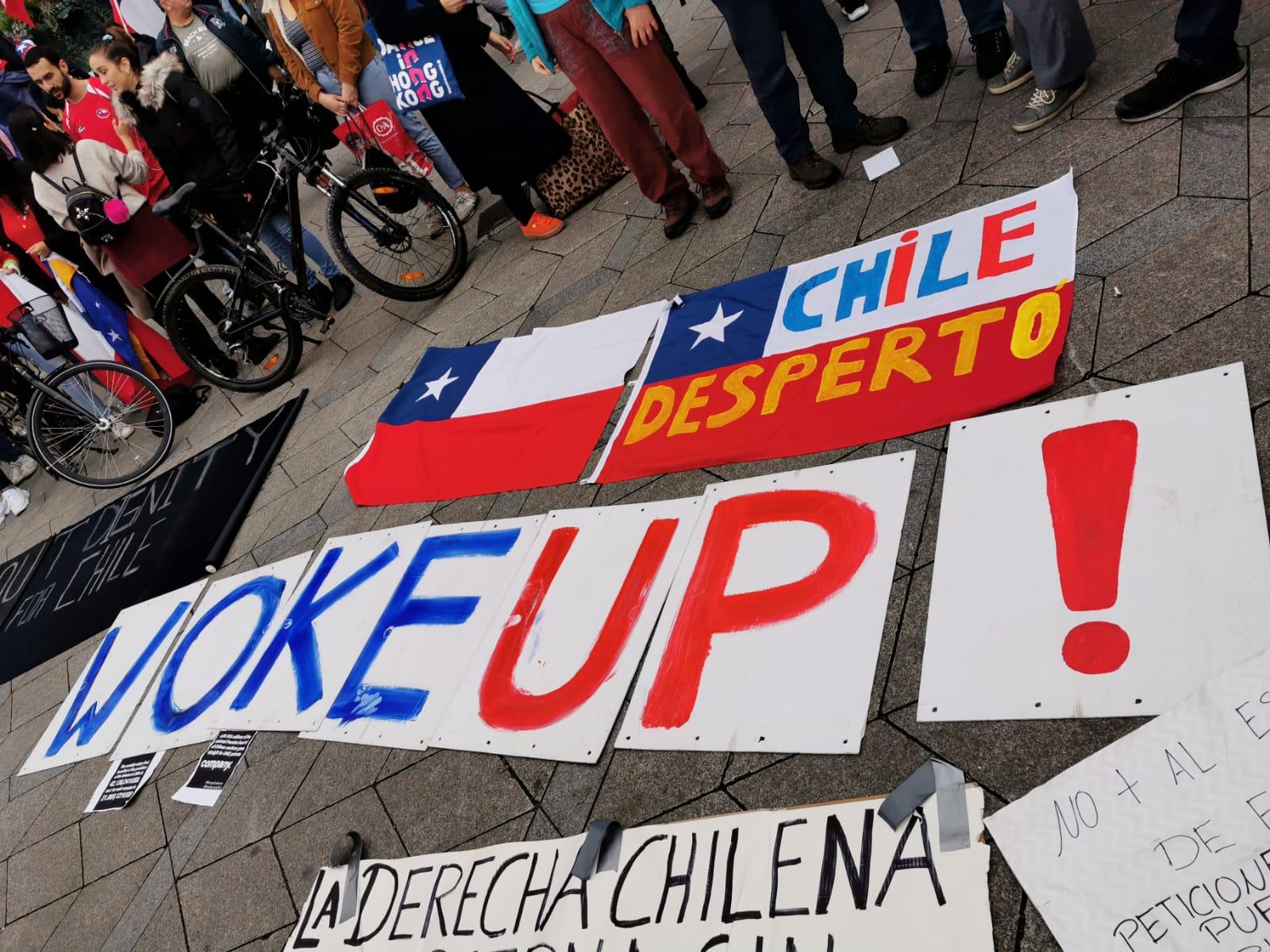Demonstrations of solidarity with Chile all over the world