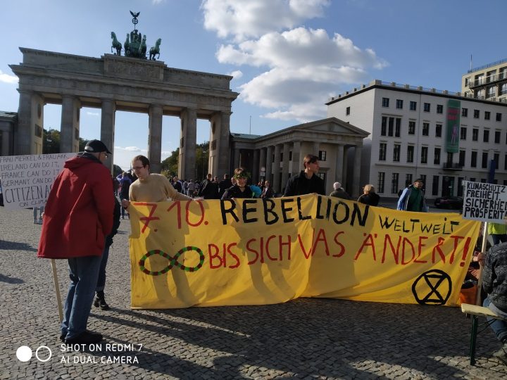 Extinction Rebellion in Berlin - Gewaltfreiheit an erster Stelle