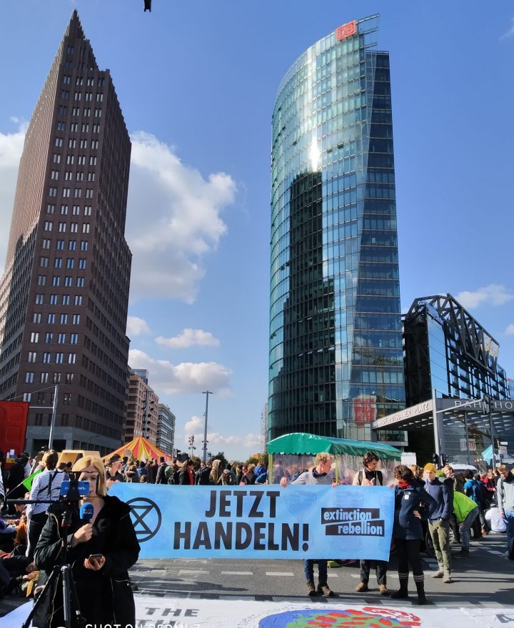 Extinction Rebellion in Berlin - Gewaltfreiheit an erster Stelle