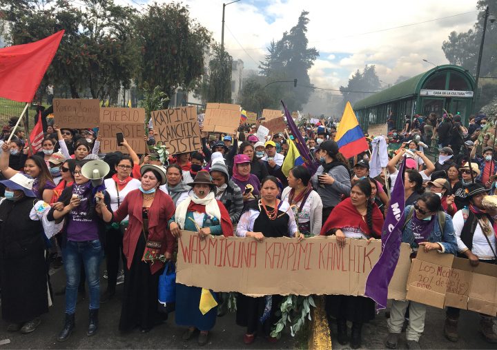 Marcha de las Mujeres hoy en Quito