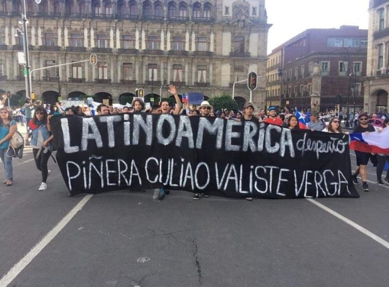 Demonstrations of solidarity with Chile all over the world