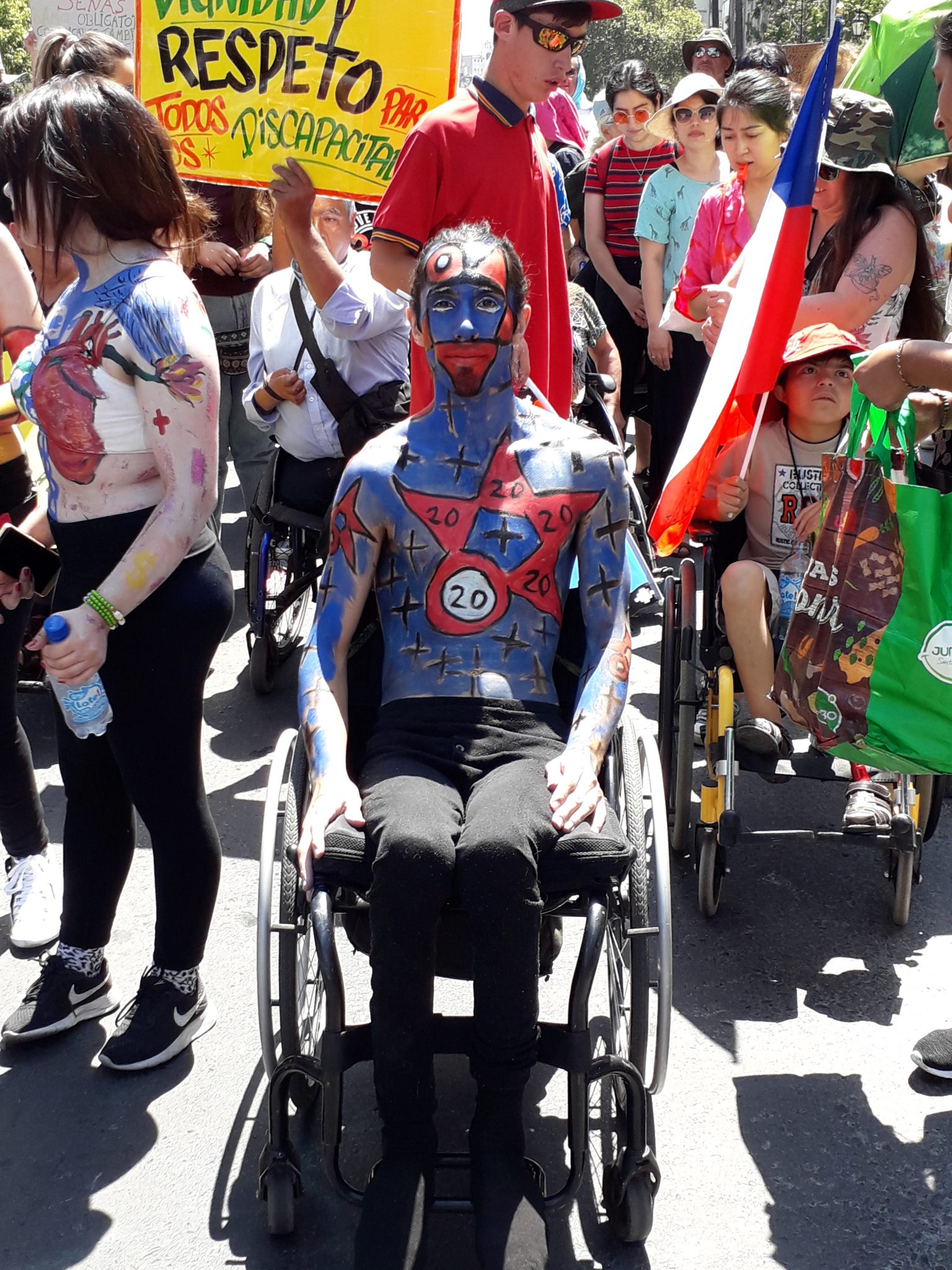 Chile. Marcha de las Personas con Discapacidad: el neoliberalismo