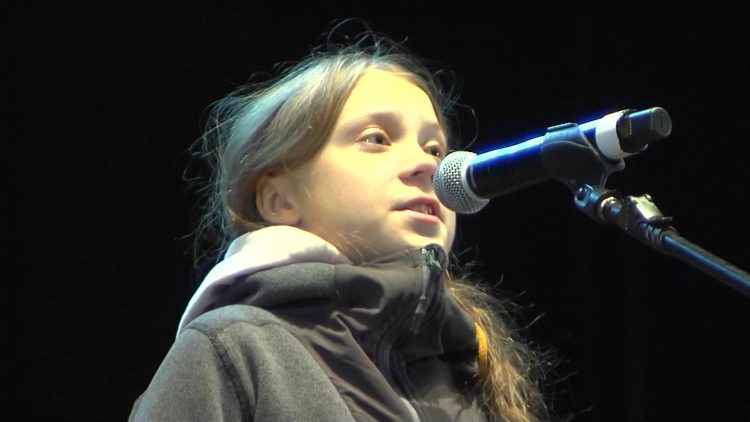 Greta Thunberg at Madrid March